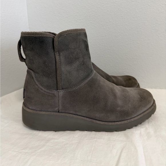 Ugg Kristin short wedge short boots gray size 9 - Picture 6 of 11